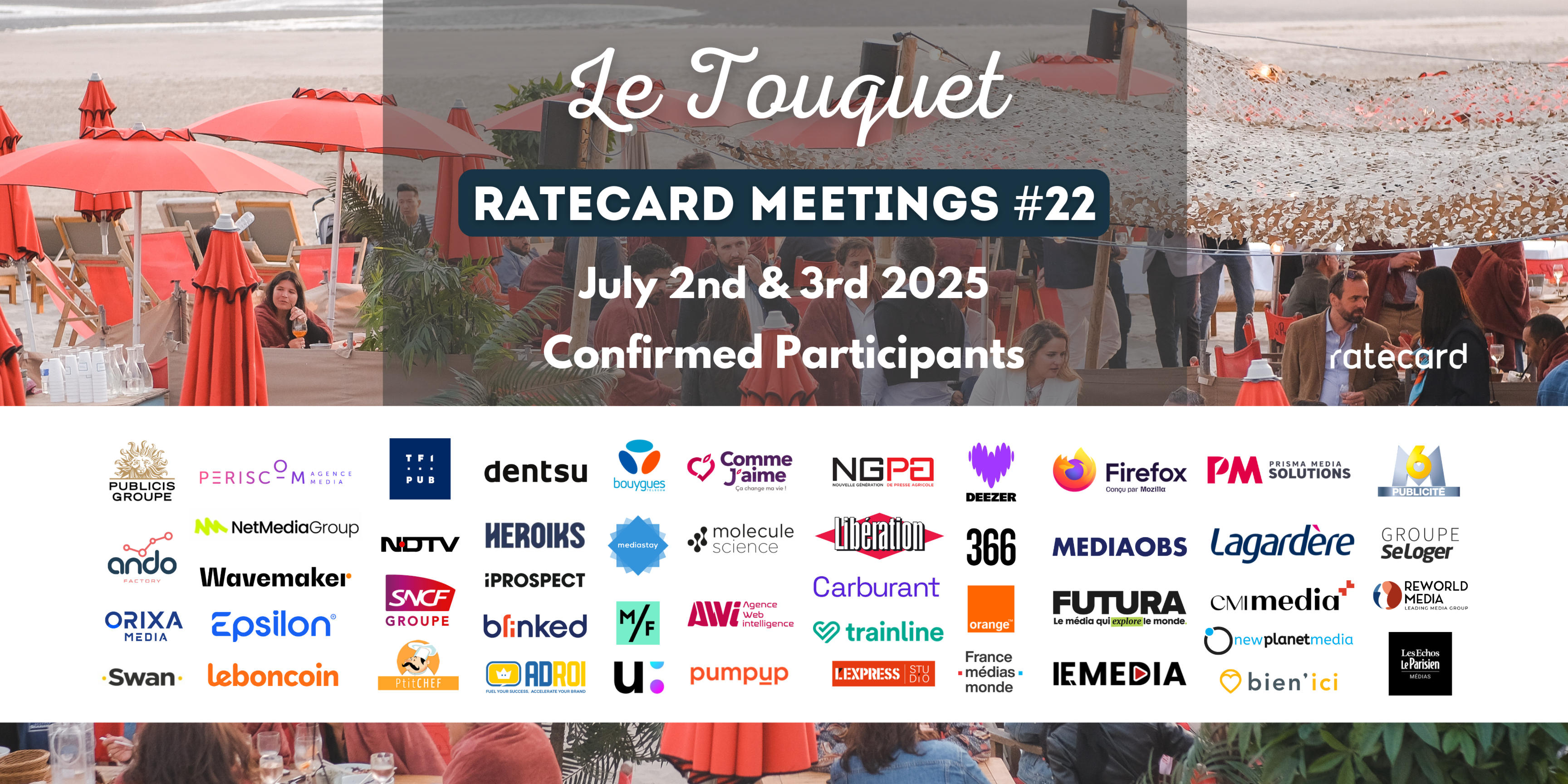 Rencontres Ratecard #23 – partenaires